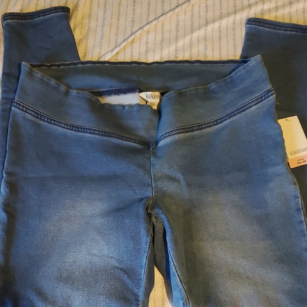 Destination Maternity Blue Jeggings